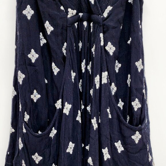 Free People Dress Womens Sleeveless Black & White Print Rayon Blend Size S - Picture 10 of 13